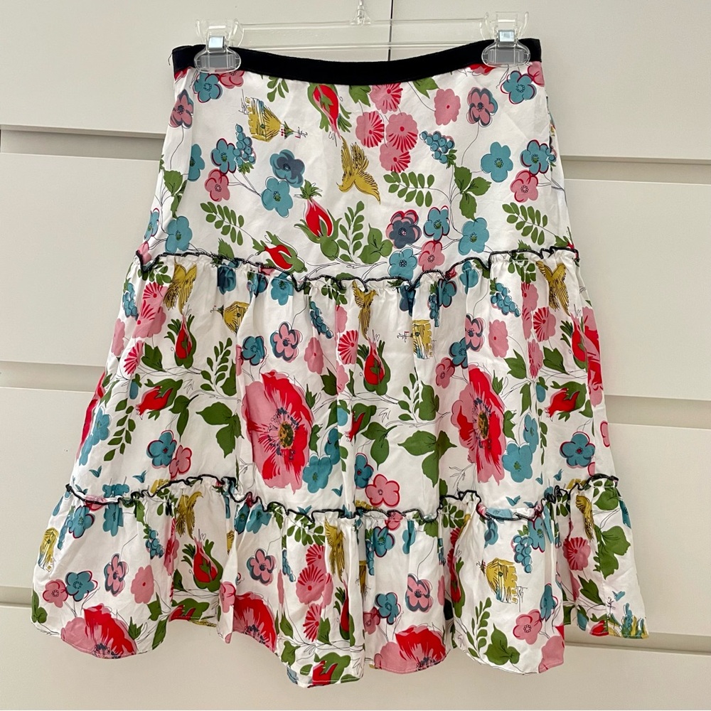 Wendy Hil Floral Midi Skirt